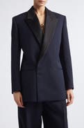 Bottega Veneta Intrecciato Lapel Blazer