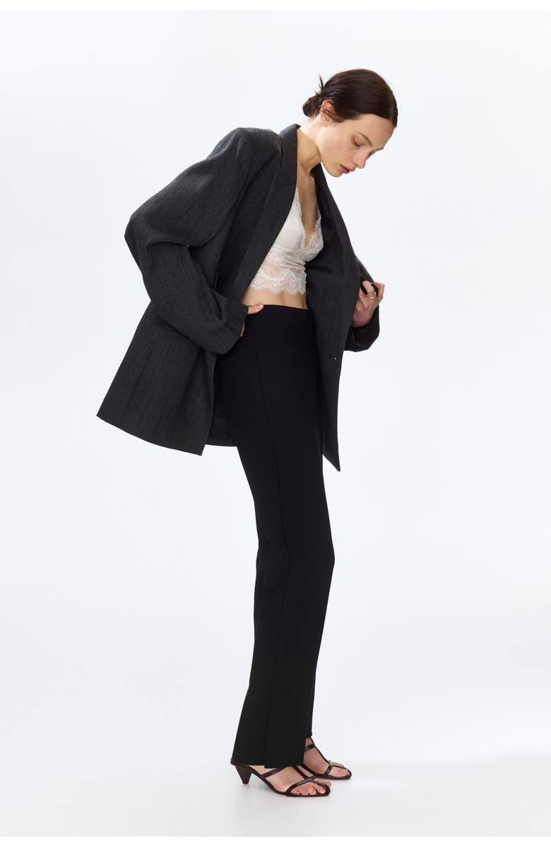 H&M Tailored Leggings, Alternate, color, Black