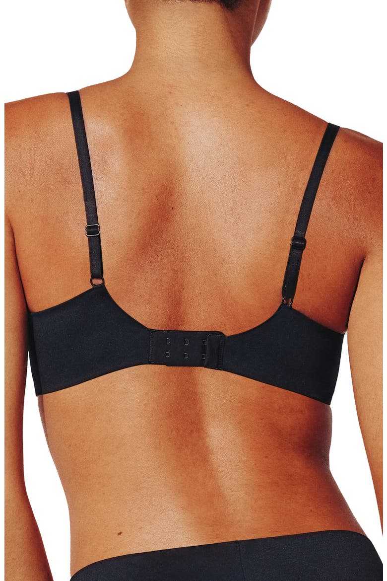 Zero Edge™ Underwire Push-Up Bra, Alternate, color, BLACK