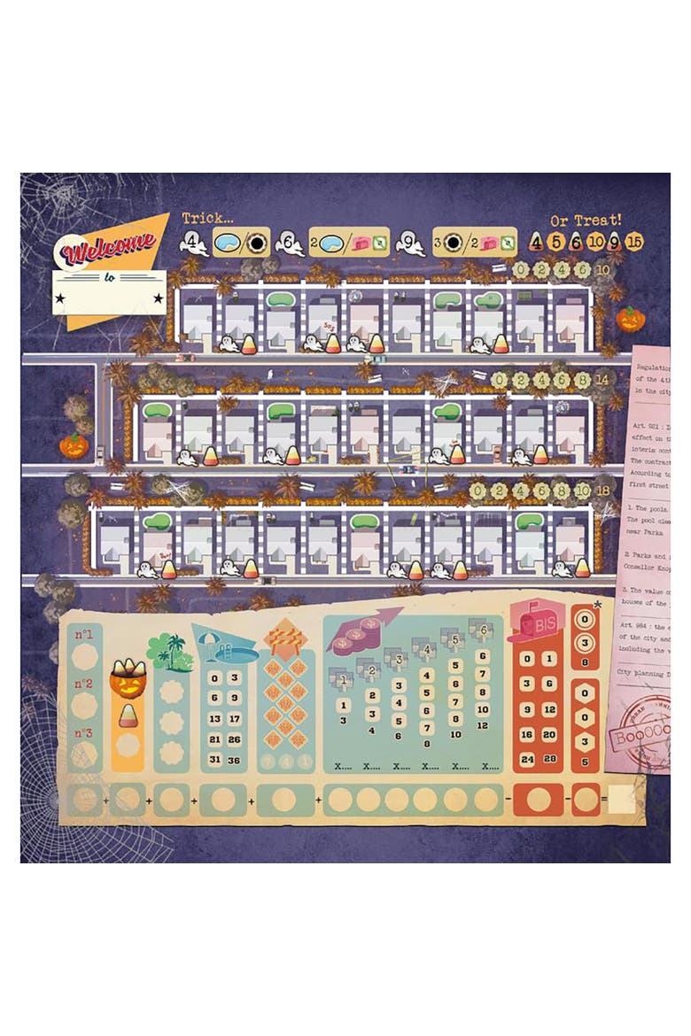 Welcome To... Halloween Thematic Neighborhood Expansion Ages 10+, Alternate, color, Multicolored