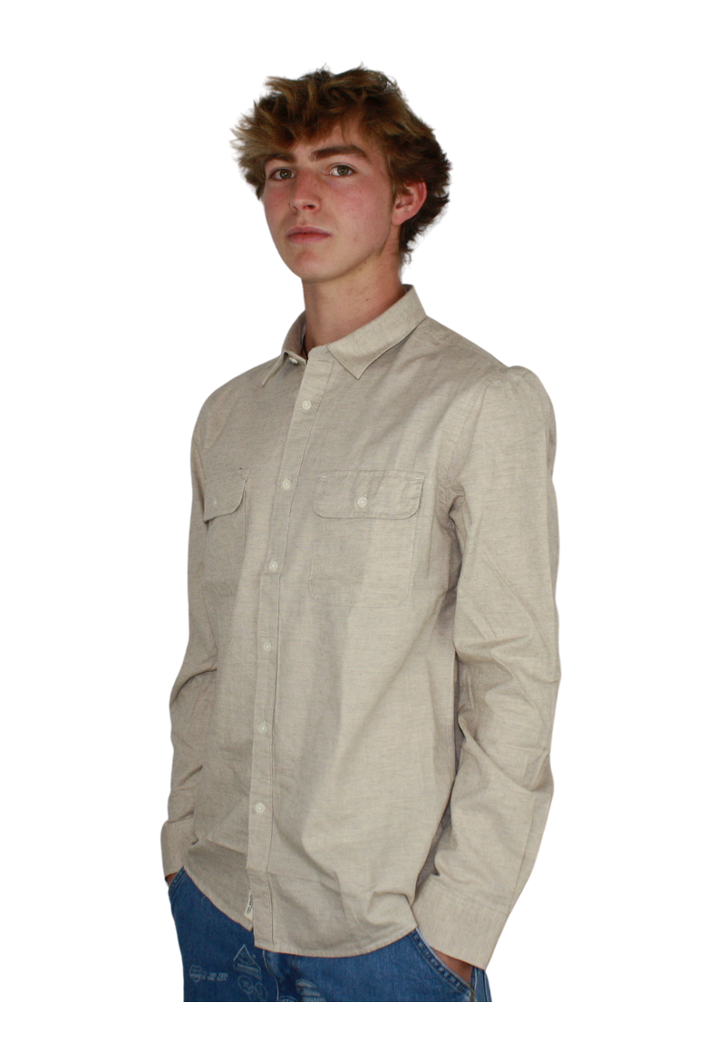Mendocino Shirt, Alternate, color, Oatmeal