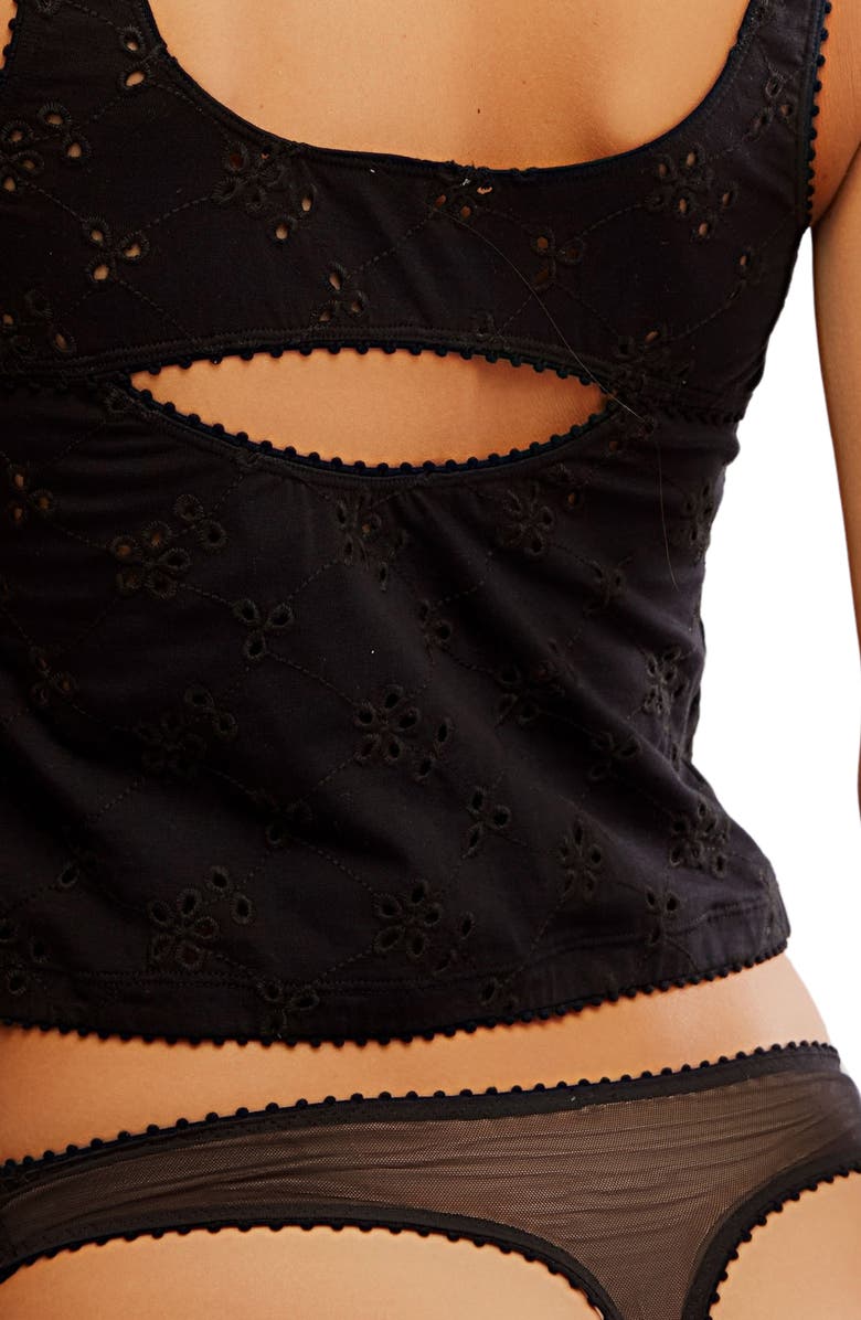 Free People Homegrown Thong, Alternate, color, Black