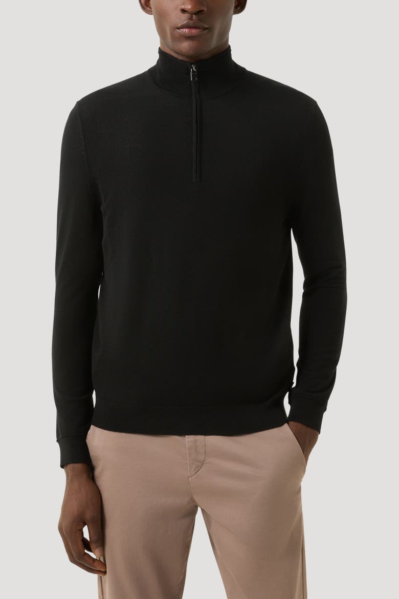 Virgin Wool Troyer Ouri, Alternate, color, Black
