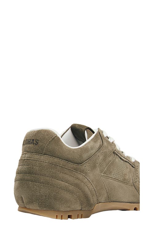 Alohas Tb.56 Suede Lace-up Sneakers In Green
