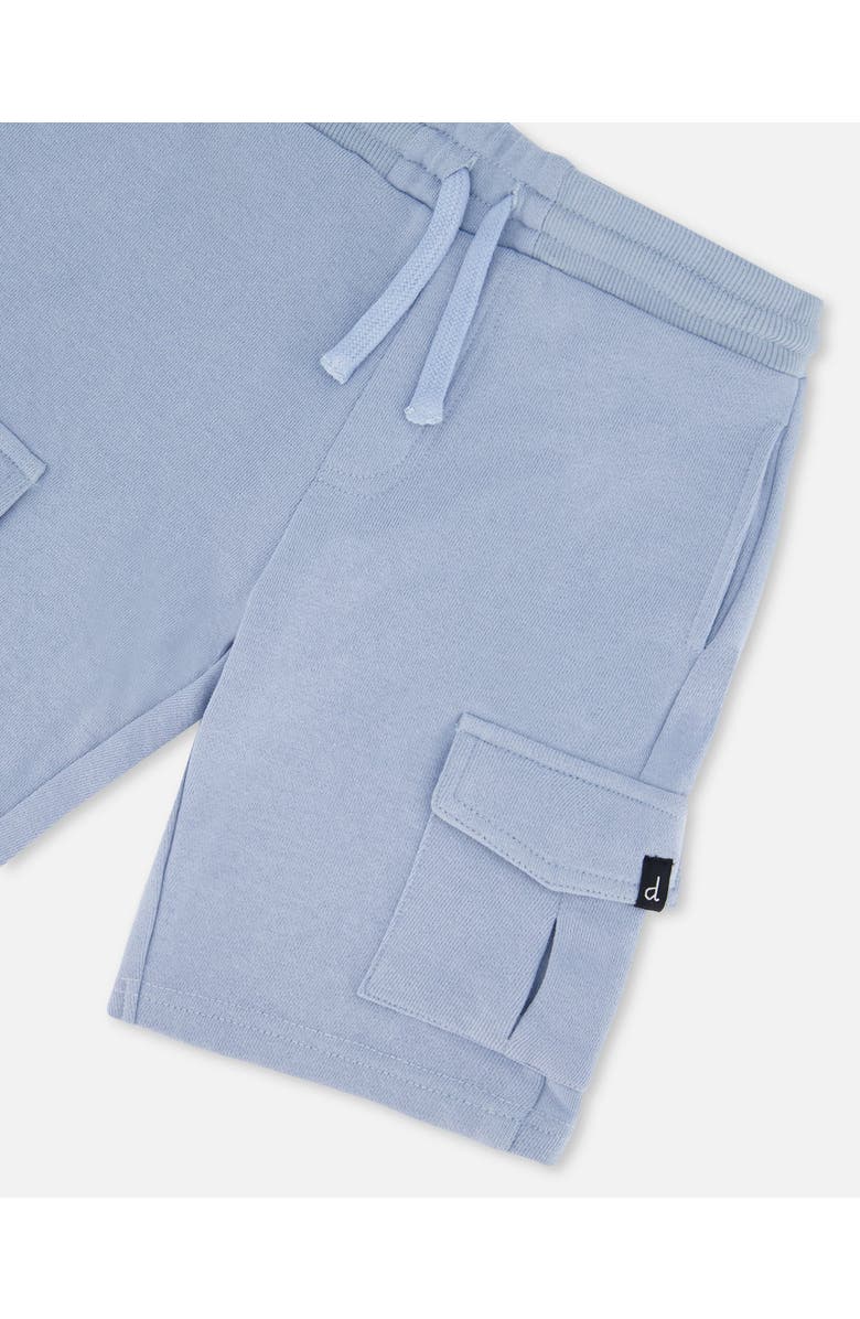 Deux par Deux Baby Boy's French Terry Short Pale Blue, Alternate, color, 