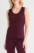 Misook Scoop Neck Tank
