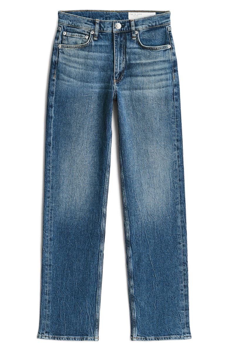 rag & bone Harlow Mid Rise Straight Leg Jeans, Alternate, color, 