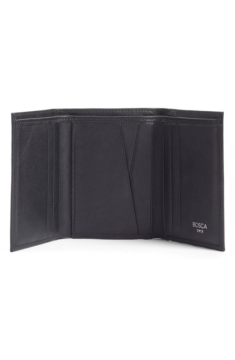 Bosca Leather Trifold Wallet, Alternate, color, 