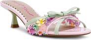 Betsey Johnson Shirley Kitten Heel Sandal