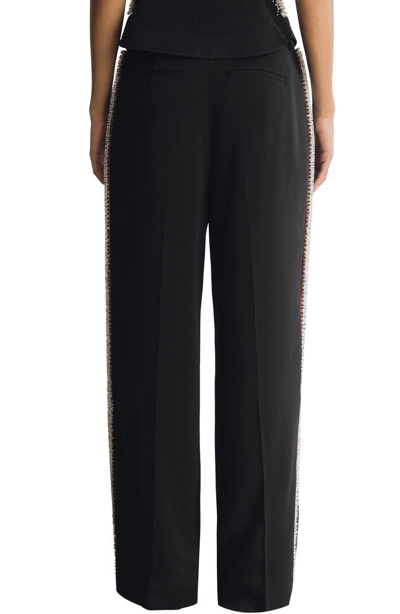 Reiss Atelier Marcella Embellished Wide Leg Pants, Alternate, color,