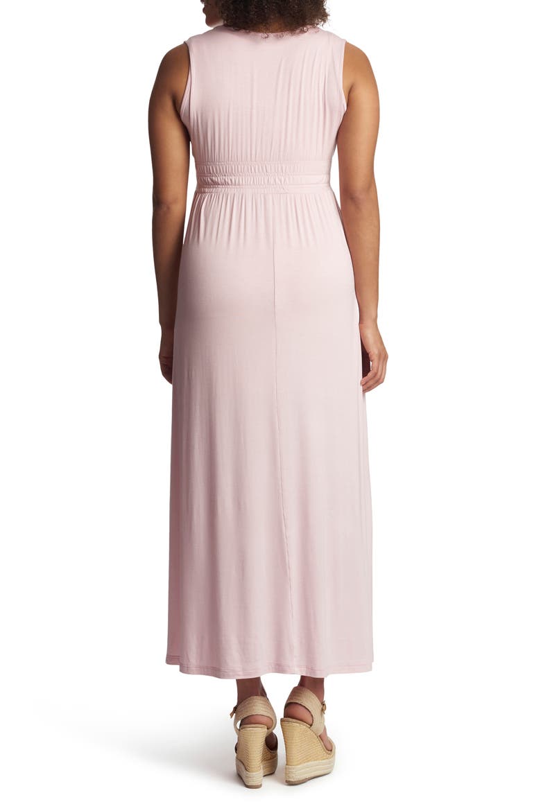 Valeria Maternity/Nursing Maxi Dress, Alternate, color, BLUSH