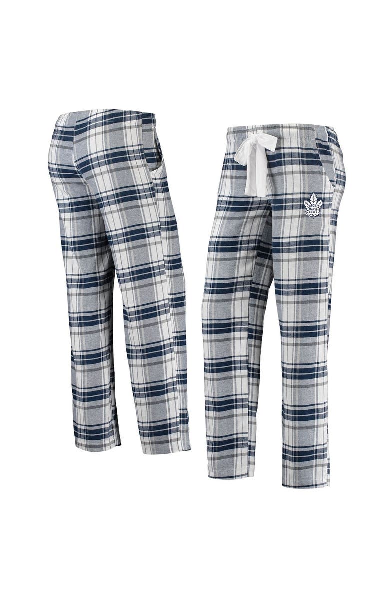 CONCEPTS SPORT Women's Concepts Sport Navy/Gray Toronto Maple Leafs Accolade Flannel Pants, Main, color, 
