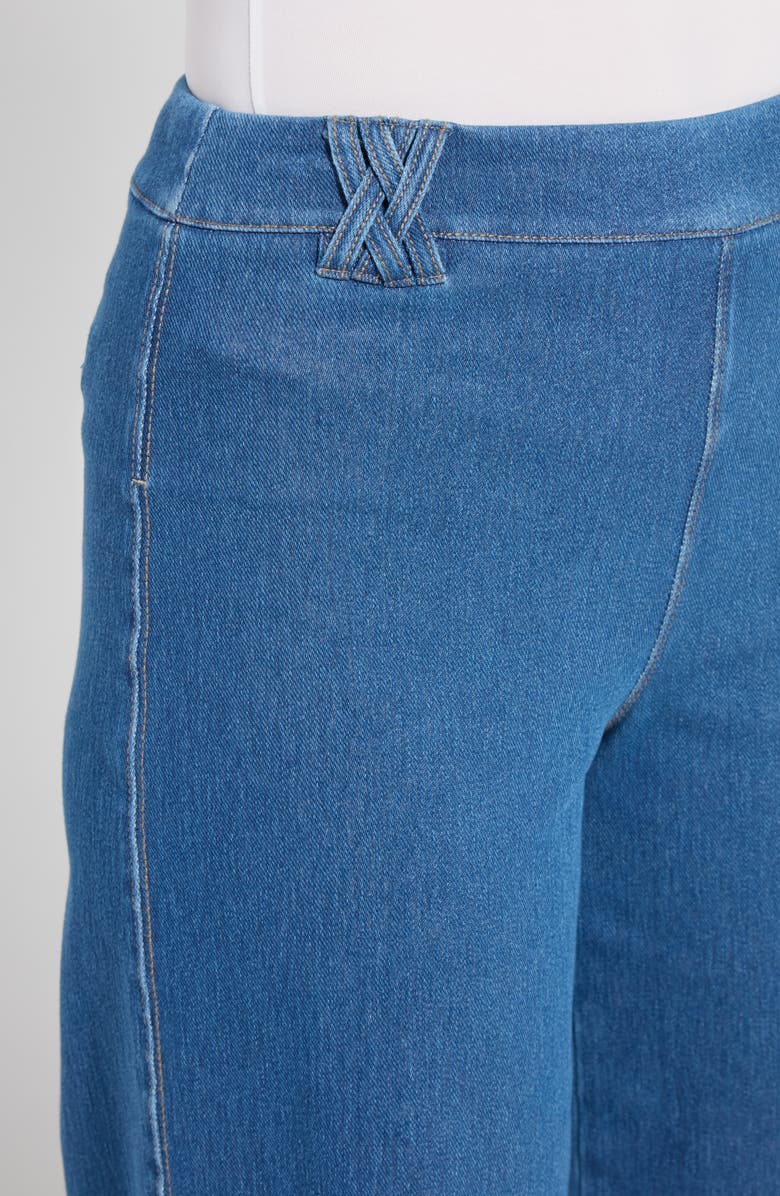 Lysse Liloh High Waist Ankle Wide Leg Denim Pants, Alternate, color, 