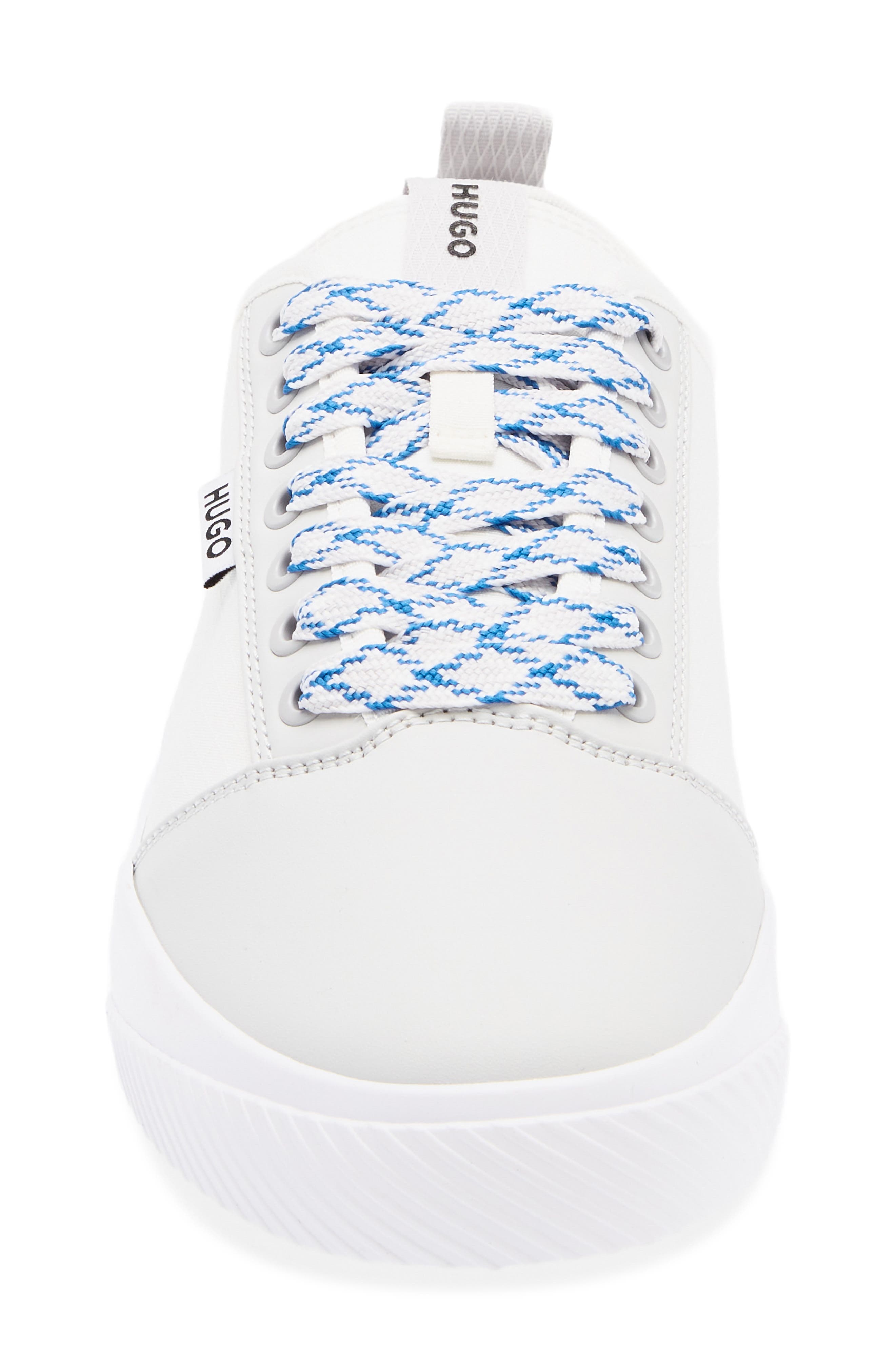 BOSS Dyer Tennis Sneaker, Alternate, color, White