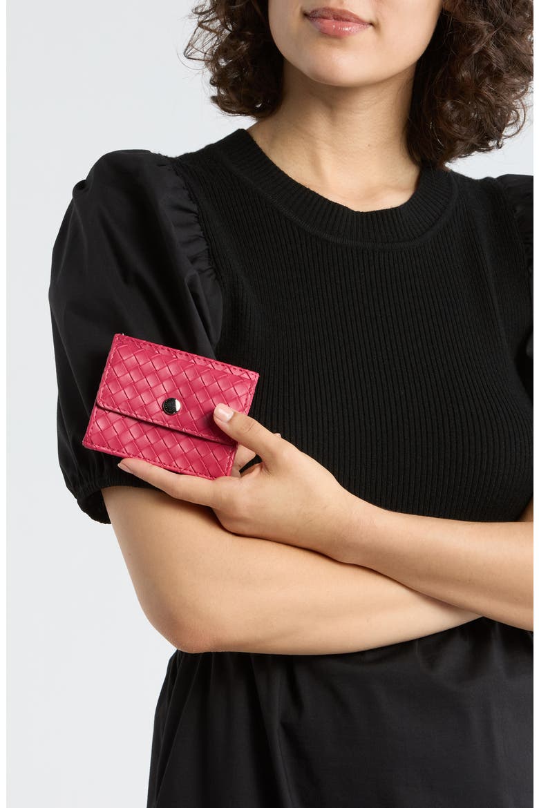 Fiona Card Holder, Alternate, color, HOT PINK