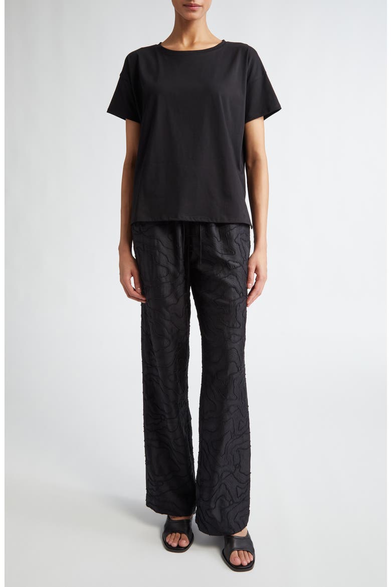 Basiluzzo Cotton T-Shirt, Alternate, color, BLACK