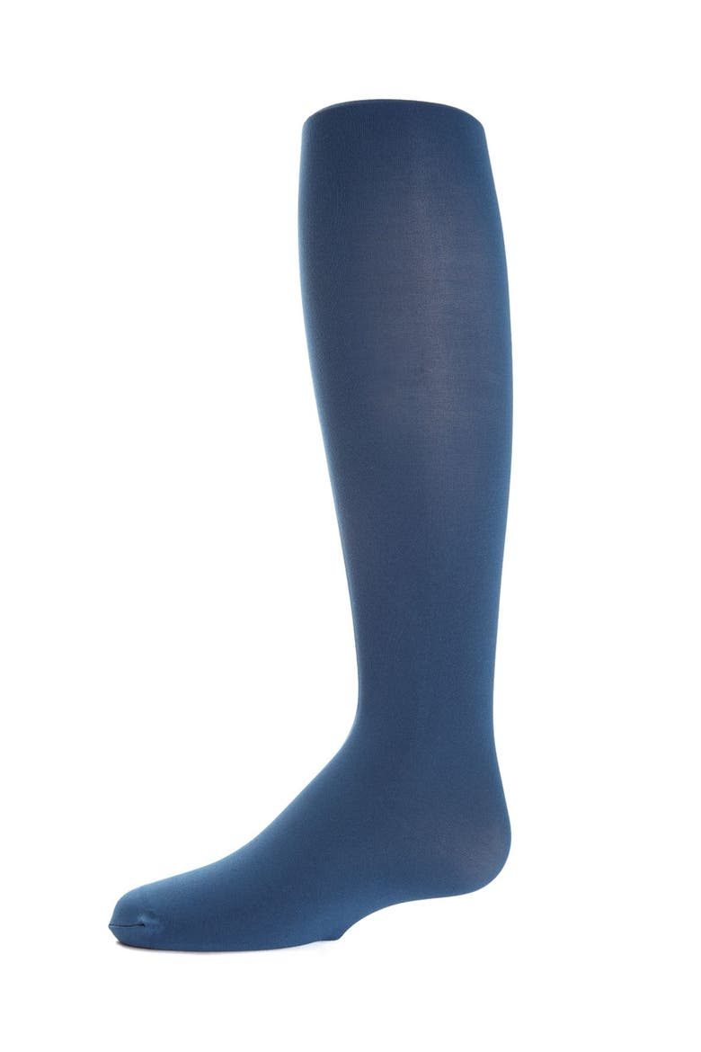 Winter Opaque Nylon Tights (Toddler, Little Kid & Big Kid), Main, color, Legion Blue