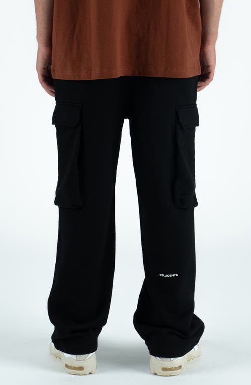 Students Highlands Cargo Sweatpants In Black