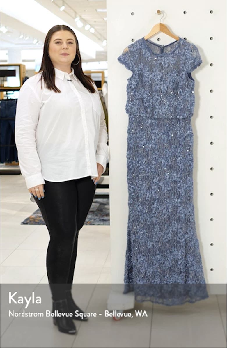 Blouson Lace Gown, sales video thumbnail