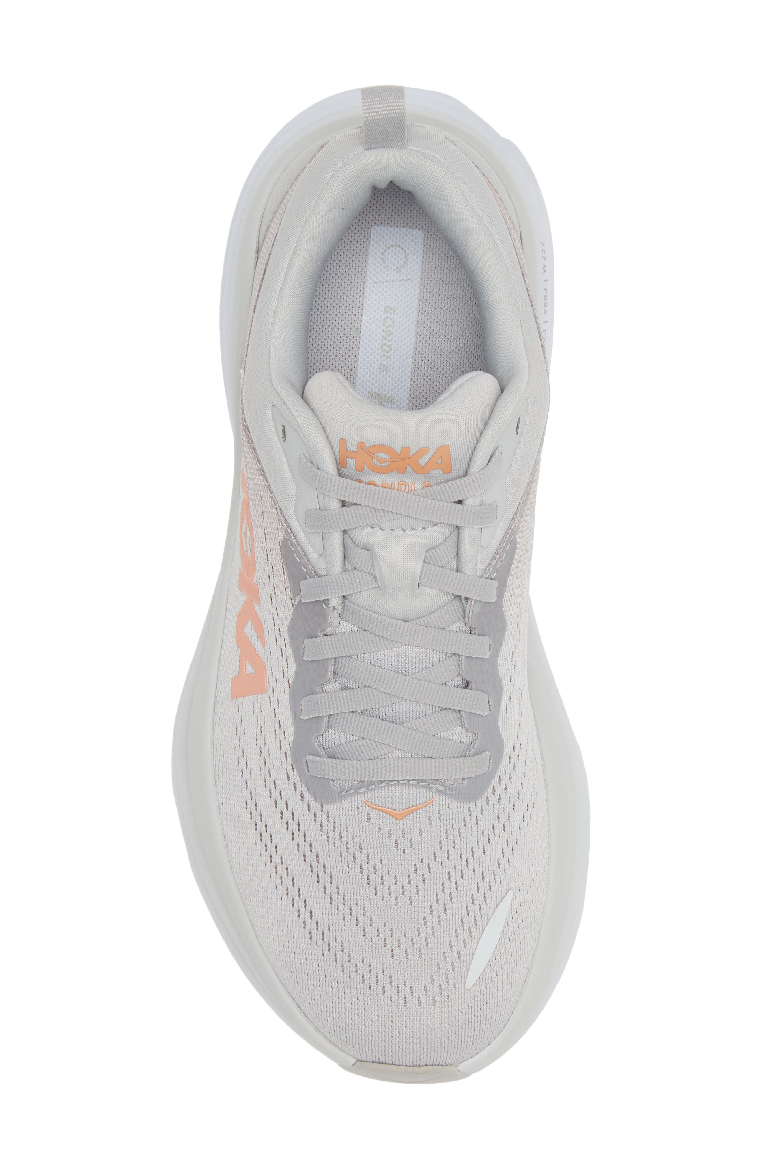 HOKA Bondi 8 Running Shoe, Alternate, color, Harbor Mist / Lunar Rock