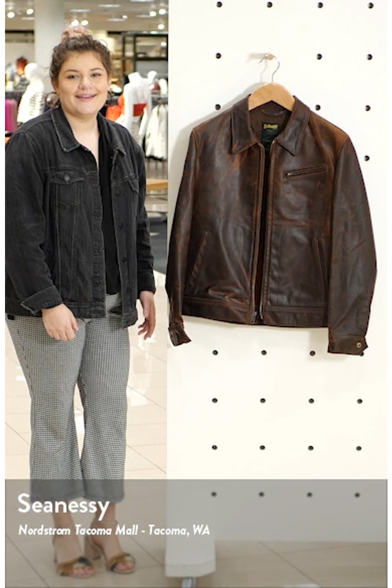 Lightweight Vintage Oil Tanned Unlined Cowhide Leather Trucker Jacket video