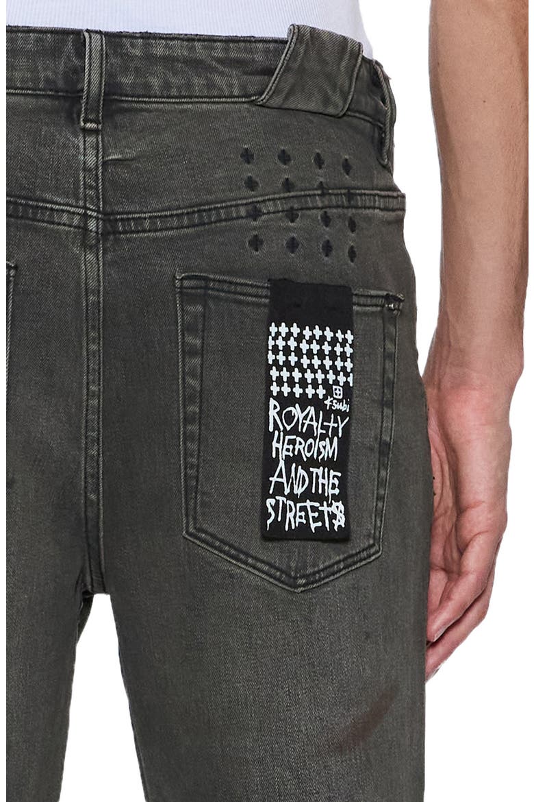Chitch Slim Tapered Leg Jeans, Alternate, color, CHARCOAL