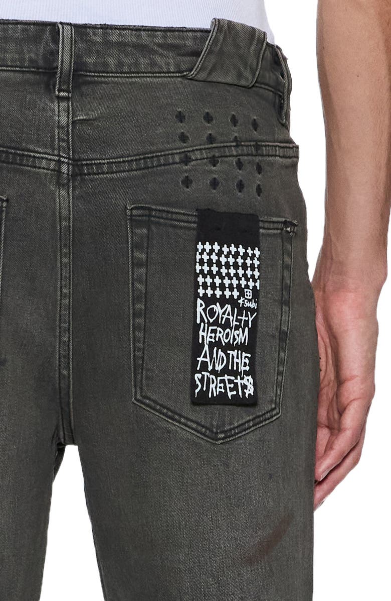 Ksubi Chitch Slim Tapered Leg Jeans, Alternate, color, Charcoal
