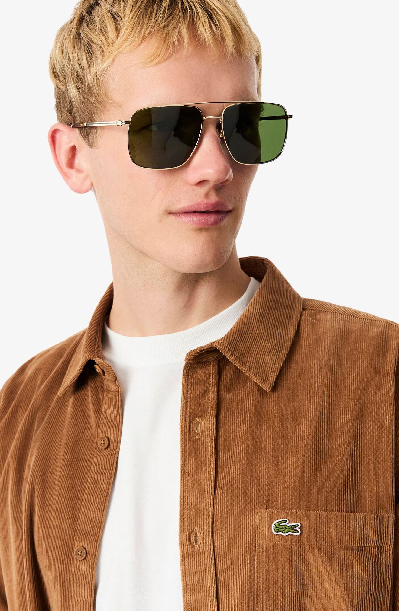 Regular Fit Corduroy Button-Up Shirt - image 4