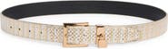 Kurt Geiger London Metallic Faux Leather Belt