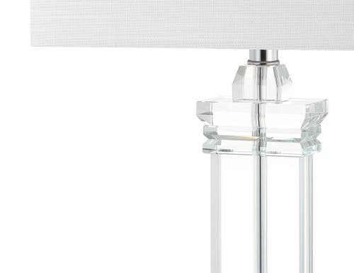 Jonathan Y Ophelia Crystal Led Table Lamp In Clear