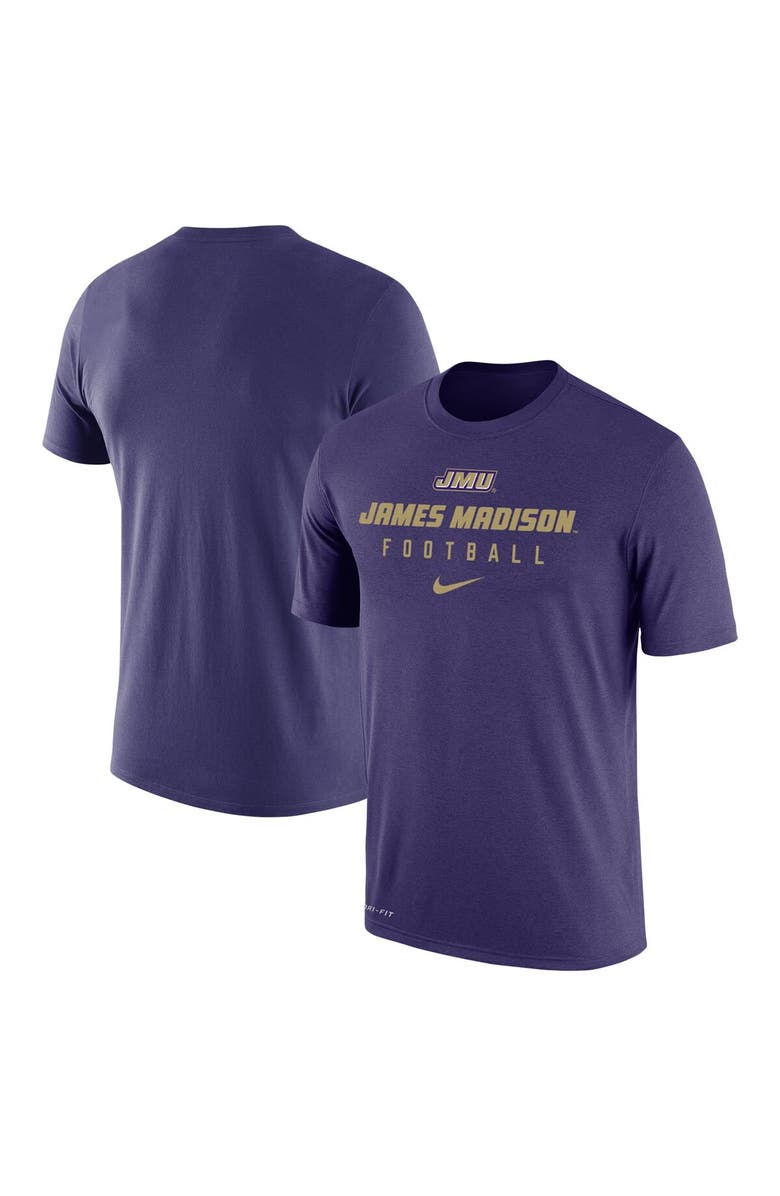 Nike Men's Nike Purple James Madison Dukes  T-Shirt, Alternate, color, 
