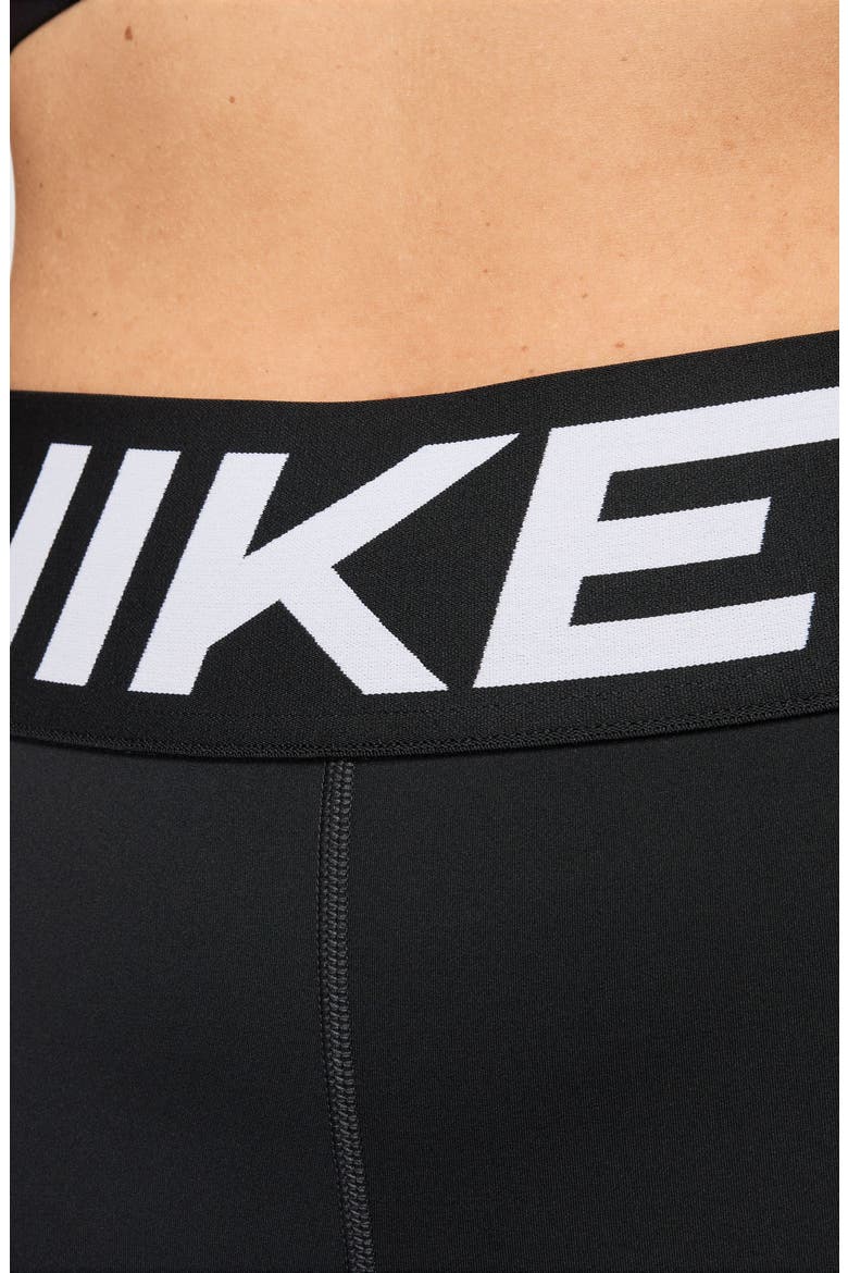 Pro Sculpt High Waist Bike Shorts, Alternate, color, BLACK/ WHITE