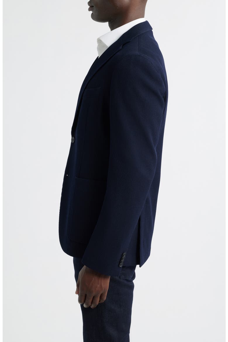 Hanry Slim Fit Navy Stretch Wool & Cotton Sport Coat, Alternate, color, DARK BLUE