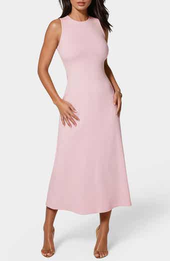 bebe Ribbed A-Line Maxi Tank Dress