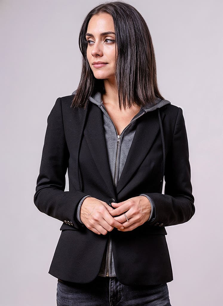 Central Park West Ryder Dickie Blazer In Black