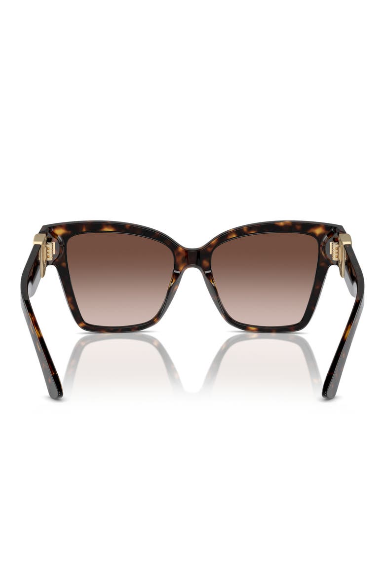 54mm Gradient Square Sunglasses, Alternate, color, HAVANA