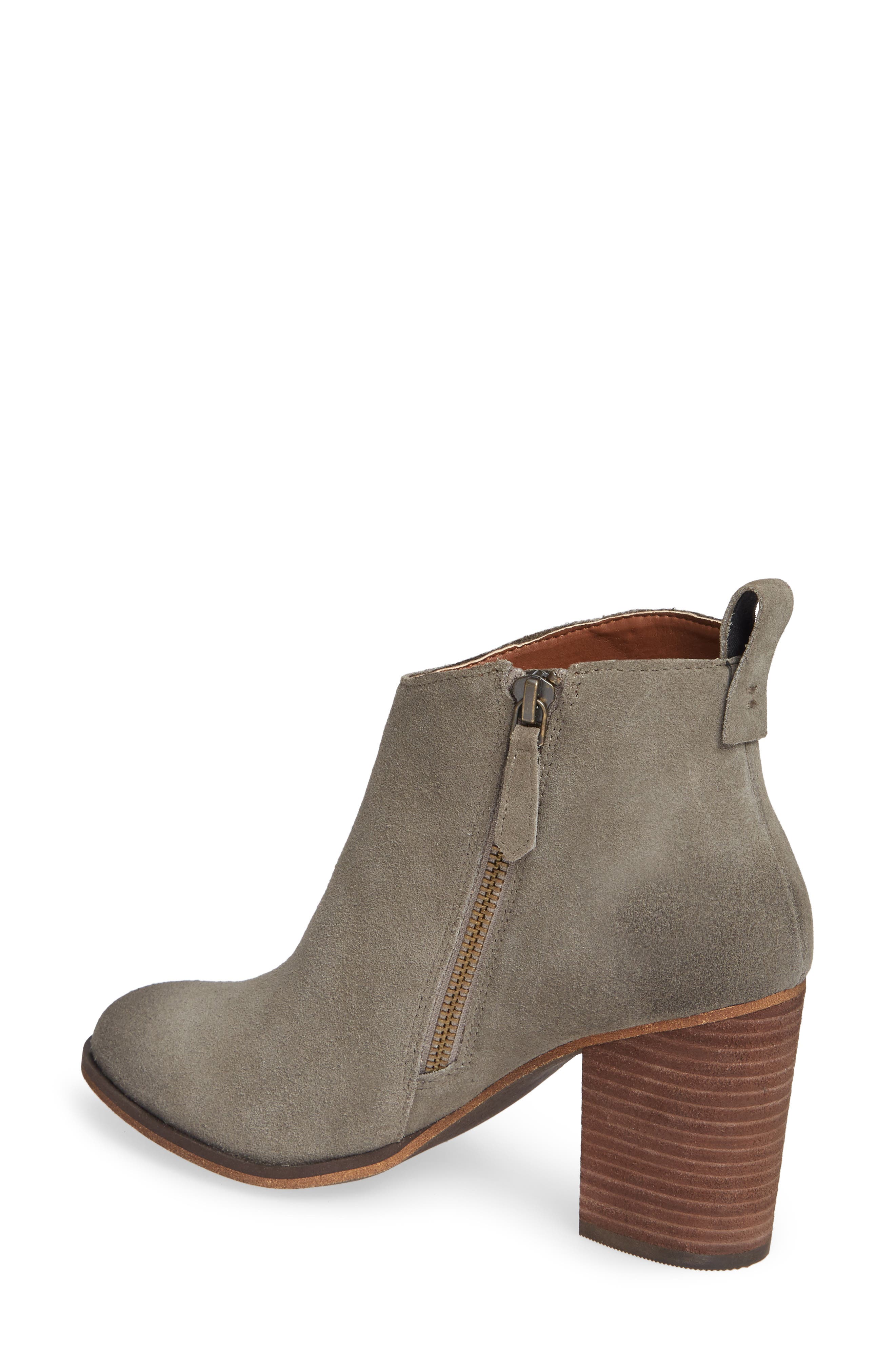 Lance Block Heel Bootie, Alternate, color, GREY SUEDE
