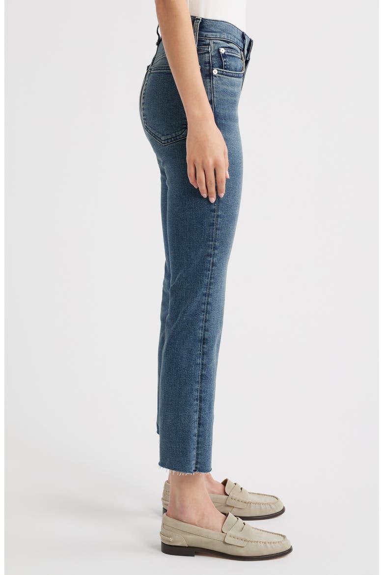 Flexi Peyton Raw Hem Crop Bootcut Jeans, Alternate, color, SADIE