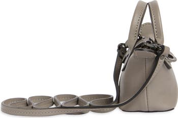 Le Pilage Cuir Leather Nano Crossbody Bag
