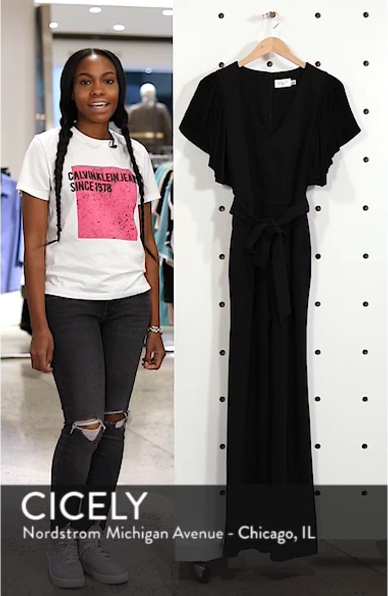 Pleat Sleeve Jumpsuit, sales video thumbnail