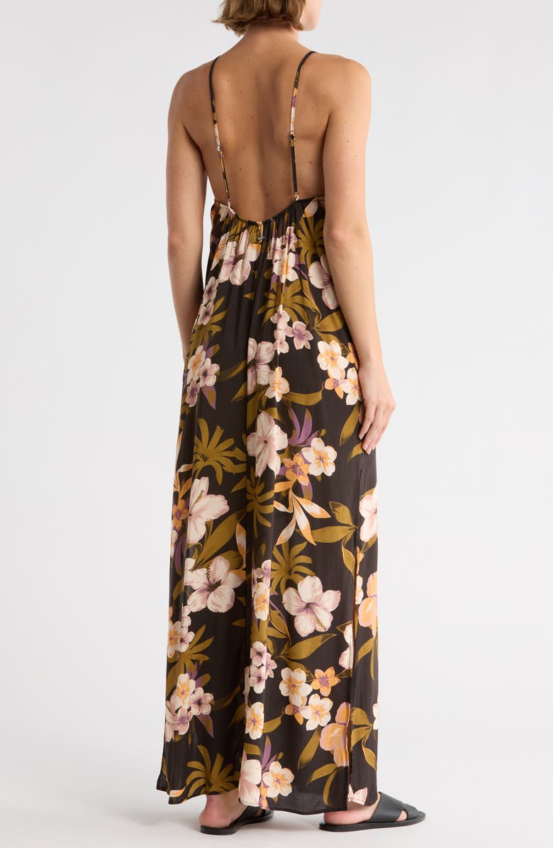 Maaji Debbie Cover-Up Dress, Alternate, color, Black/ Pink Multi