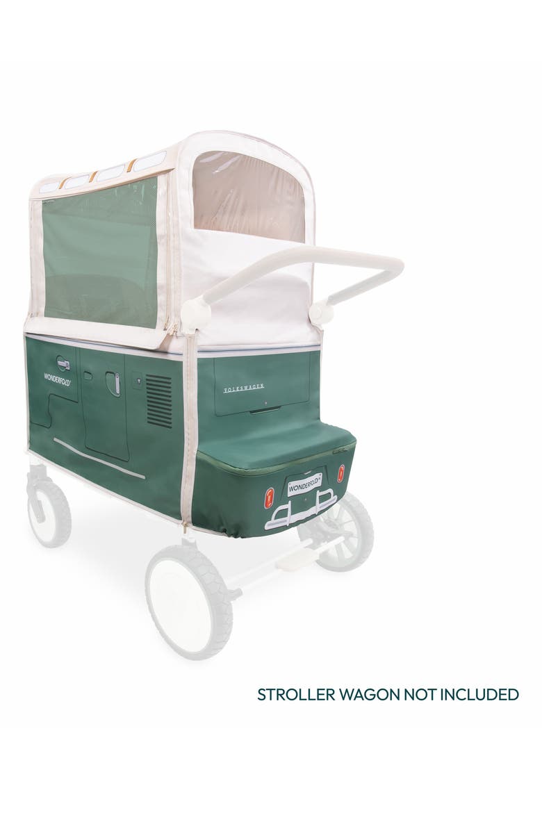 WonderFold Special Edition Volkswagon Stroller Wagon Weather Cover, Alternate, color, Green