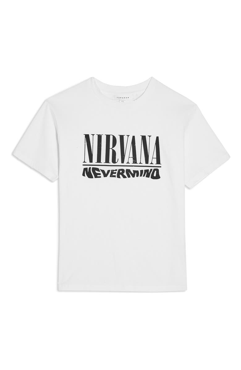 Topshop by And Finally Nirvana Tee, Alternate, color, 