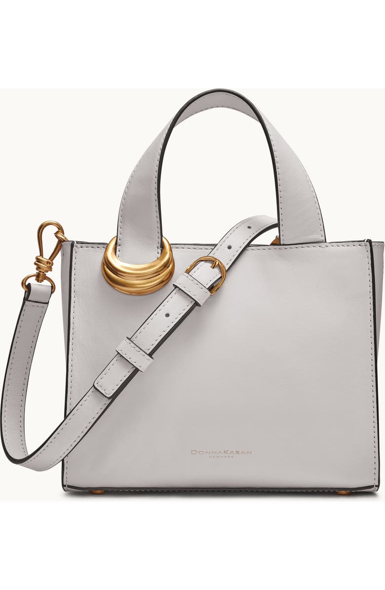 Donna Karan New York Hewlett Crossbody, Main, color, Brillant White