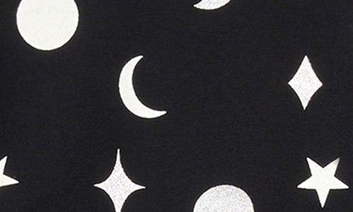 Miles The Label Celestial Glow-in-the-dark Sweatshirt & Leggings Set In Black