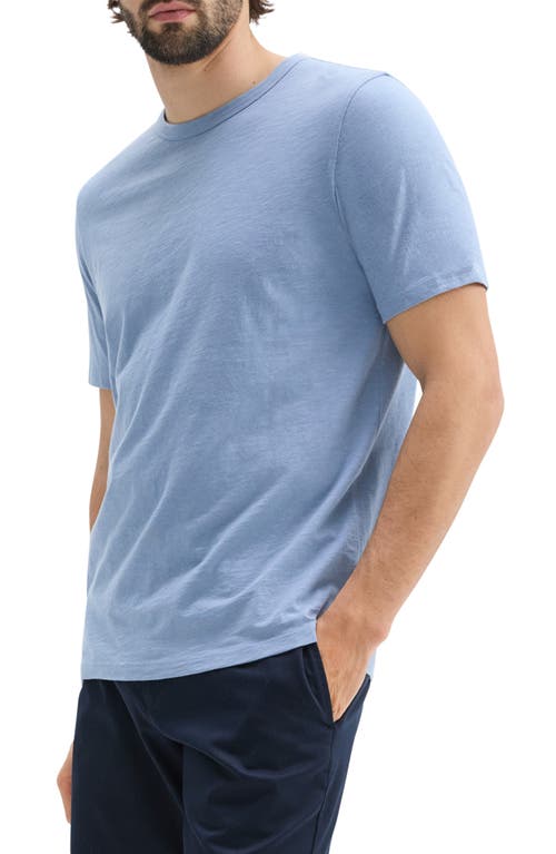 Theory Essential Crewneck Short Sleeve Tee In Rainstorm