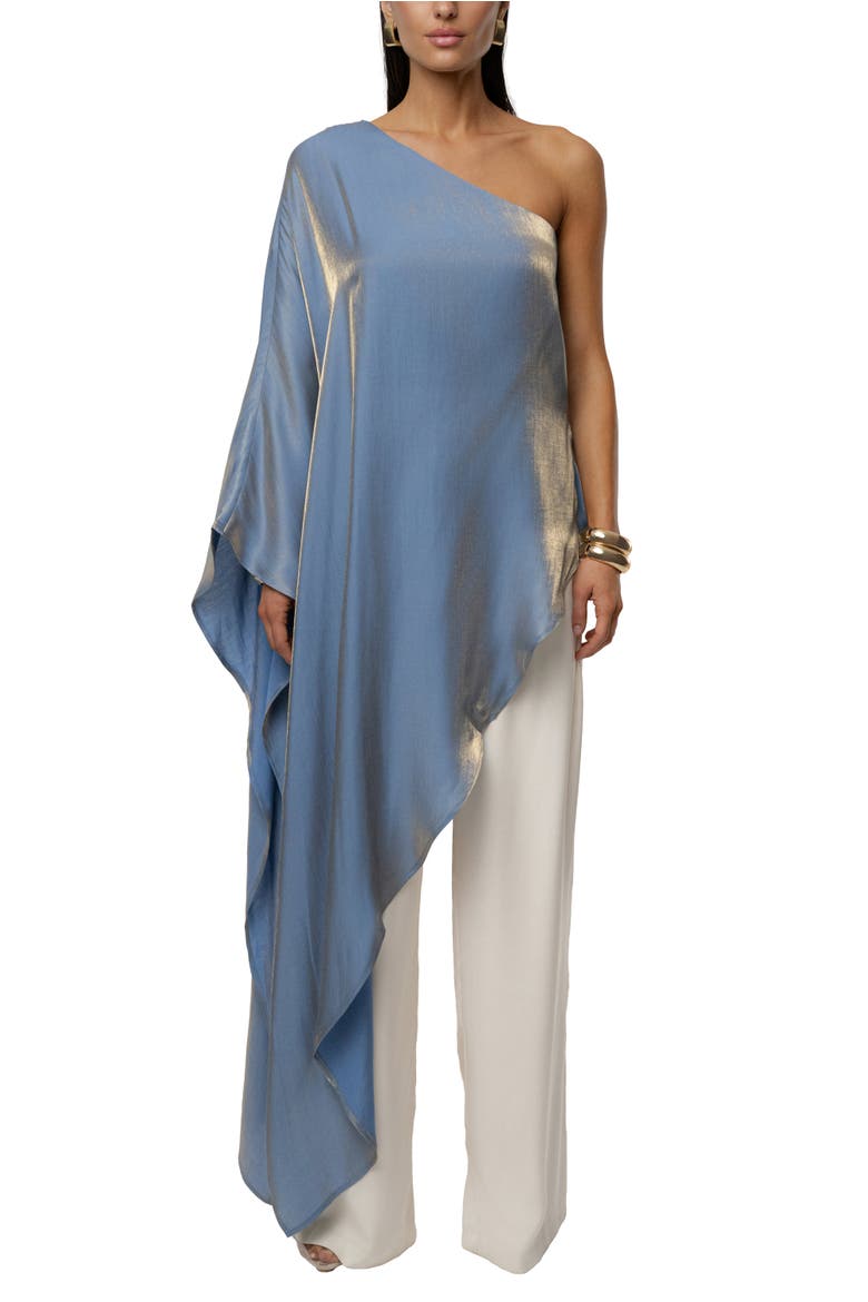 Cher Iridescent Top, Main, color, Blue