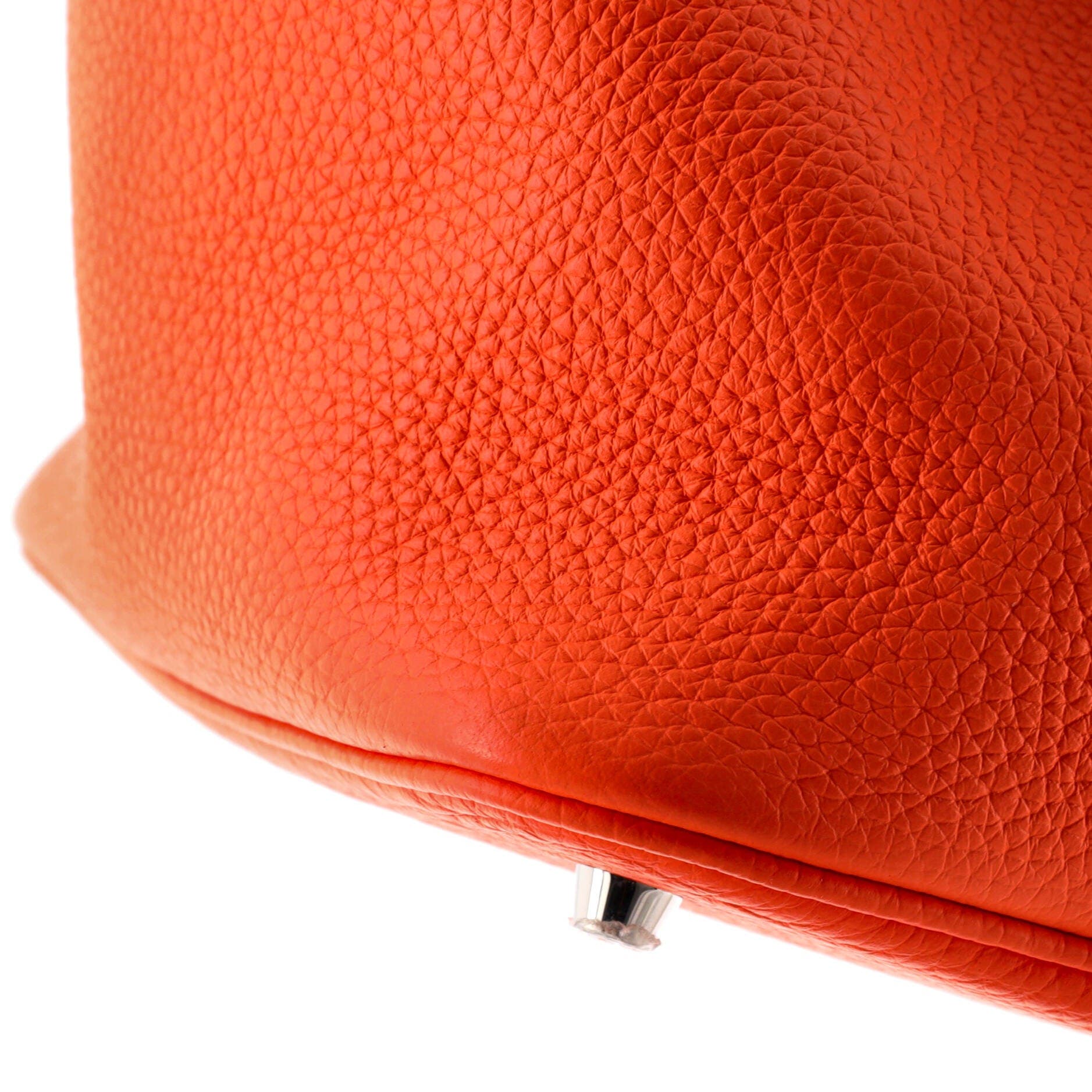Pre-Owned Hermes Picotin Lock Bag Clemence MM, Alternate, color, Orange Minium