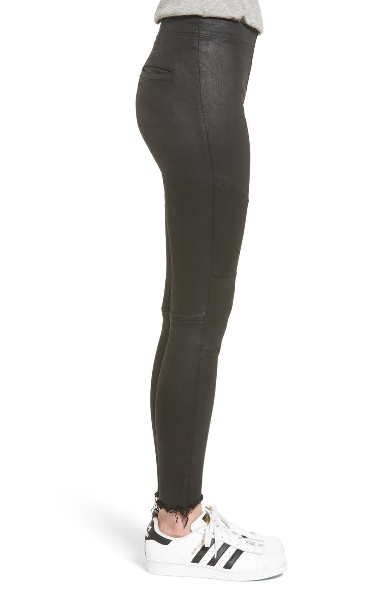 Haven Coated Denim Leggings, Alternate, color, ASPHALT