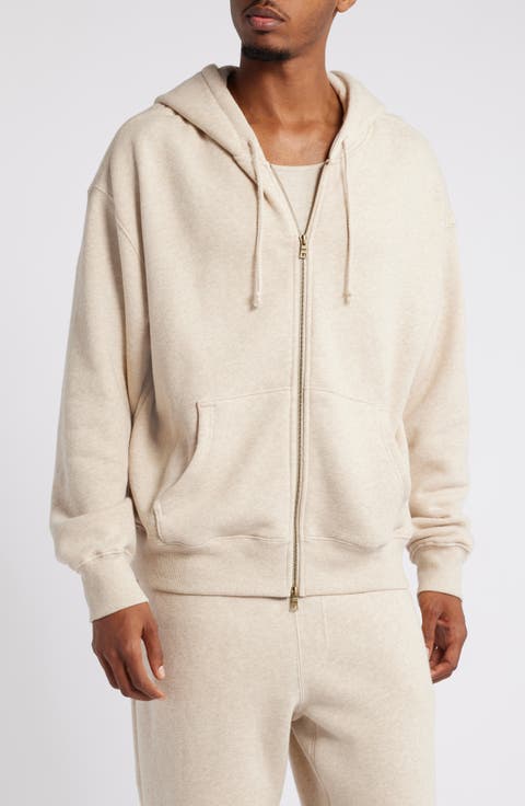[RECTO] / ☆ 25SS LOGO DETAIL HOODIE ZIP-UP / LIGHT BEIGE Sites-GLOBAL-Site